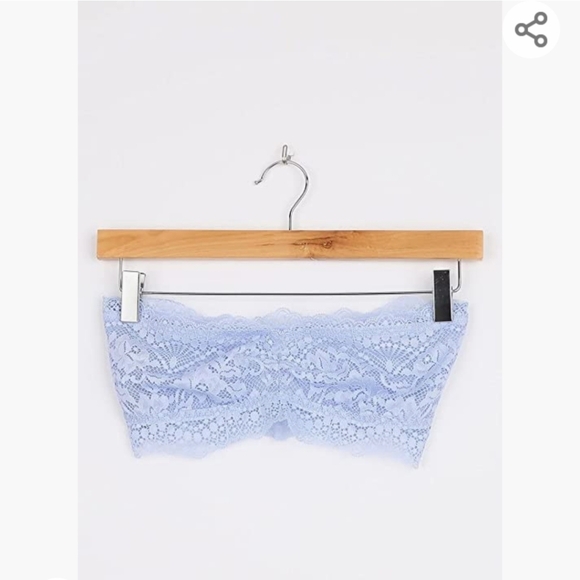 Free People Womens's Quartz Lacey Looks Bandeau- Blue Moon. Size: XS. - Picture 7 of 13
